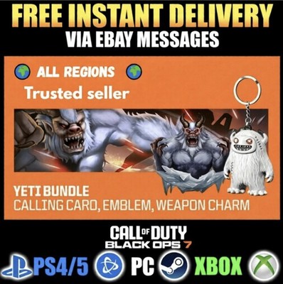 Call Of Duty Black Ops 7 - Yeti Bundle- GLOBAL  Xbox/Playstaion/PC COD BO7