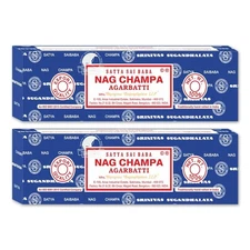 Satya Sai Baba Nag Champa Incense Sticks, 100-gram (Pack of 2)