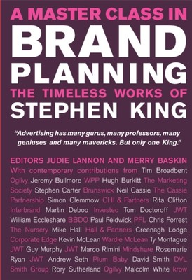 A Master Class In Brand Planning   The Timeless Works of Stephen King Lannon