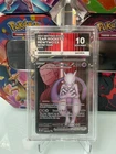2025 Pokemon Destined Rivals Team Rocket's Mewtwo ex 213 Secret Rare ACE 10