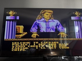 Nintendo NES Caesars Palace Cartridge And Booklet Manual