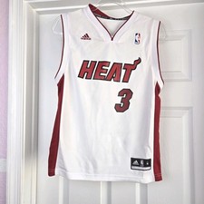 Dwyane Wade Miami Heat Swingman Jersey Adidas Youth Size M NBA Basketball 3
