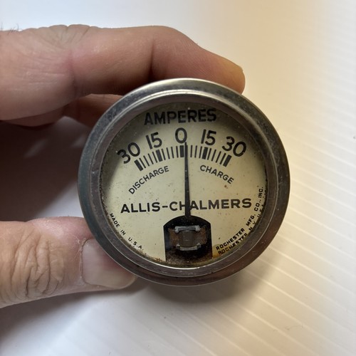 Vintage Amp Gauge for Allis Chalmers Amperes Tractor