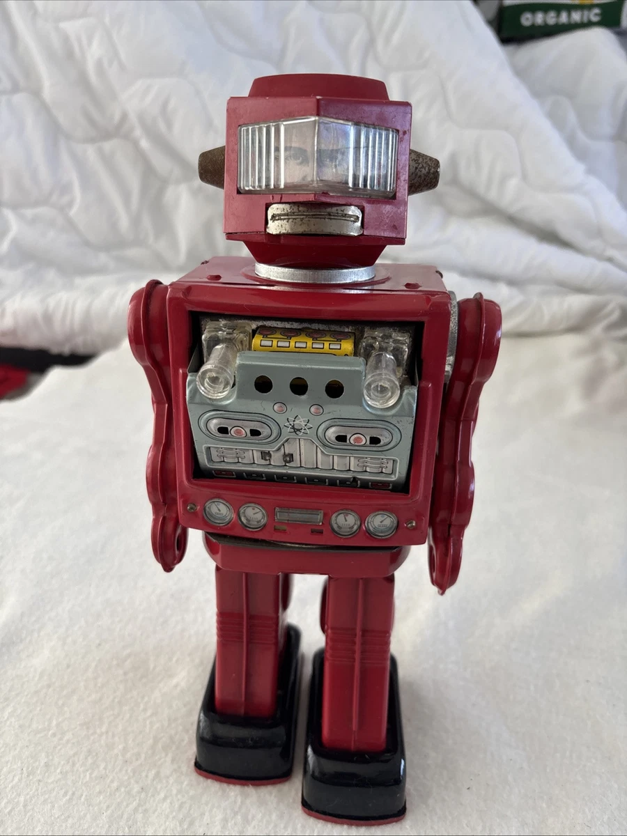 Robot Horikawa Machine - Tôle, 28cm - Boîte D'origine - Japon 1964 - Occasion