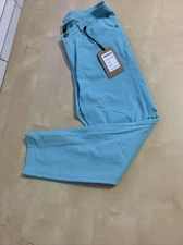 MDC Sport Womens EU 34 US 2 or EU 40 us 8  Blue stretch Pants NEW NWT 530230