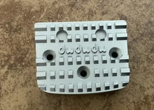 DW drum heel plate Anodized Aluminum 5/8 Inch Thick Countersink On Top