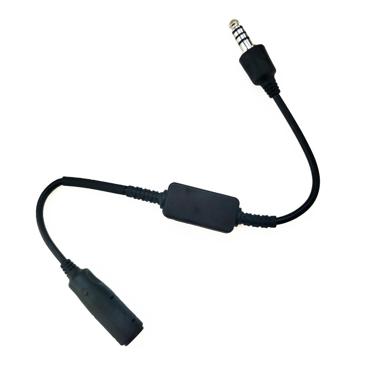 Amplified Low-to-High Impedance PTT Adapter for Peltor Comtac MSA