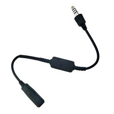 Amplified Low-to-High Impedance PTT Adapter for Peltor Comtac MSA Sordin