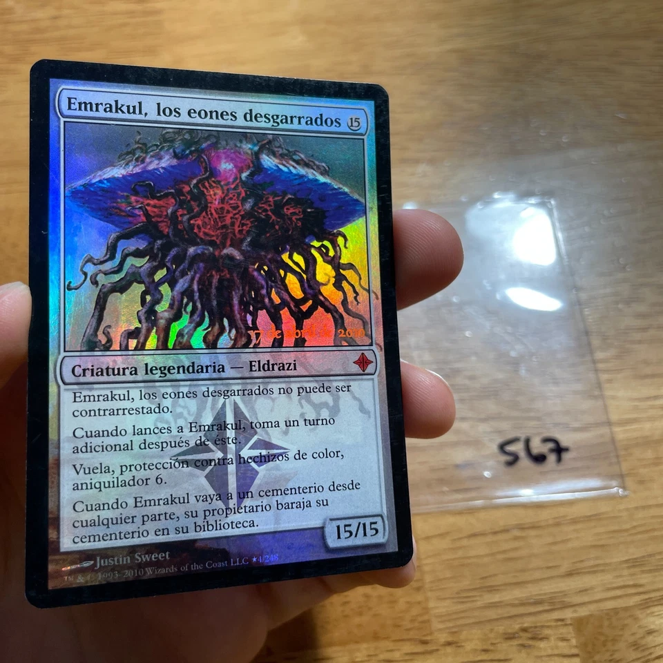 ⚙️ Emrakul, the Aeon Torn FOIL SP - Pre-Release ROE Rise of the Eldrazi MTG 567 - Image 3 of 4