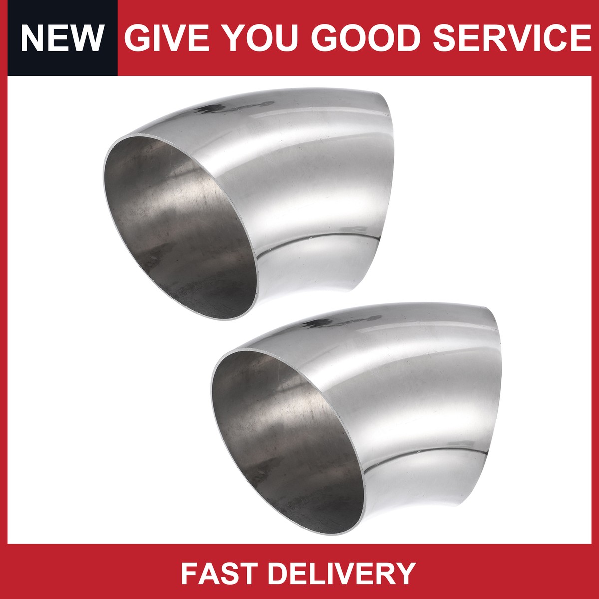 Y Pipe Exhaust YSIL 2 Inch 90 Degree Exhaust Pipe Bend Elbow Stainless Steel Mandrel Tube For Car Modified Exhaust System Stair Handrail 4PCS 2.5 Inch Exhaust Pipe - Foto 9