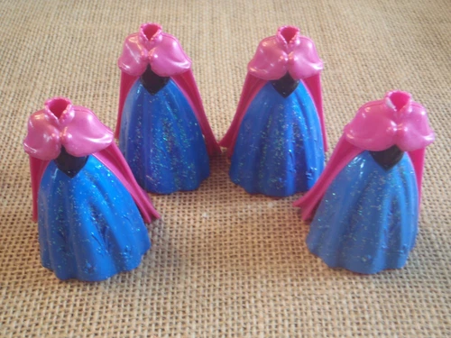 Polly Pocket Disney Princess MagiClip Anna Dresses Frozen Set Lot X41