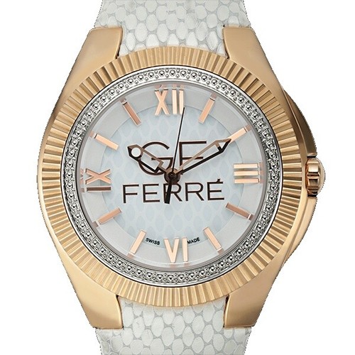 GIANFRANCO FERRE ドラゴン柄タンクトップ 42 GF Ferre GF.9001J/08 Men's Chronograph Black Leather Band Date