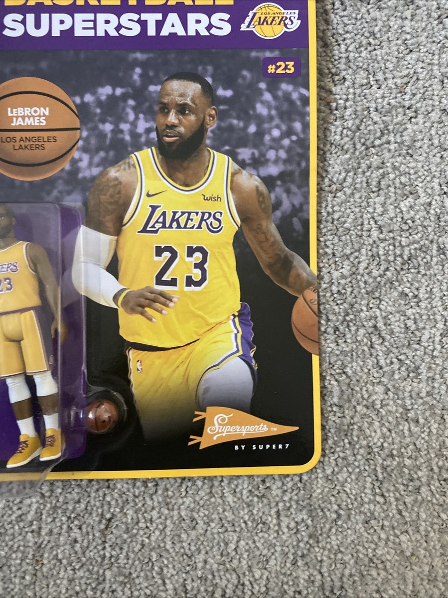 LeBRON JAMES Los Angeles Lakers #23 Super7 Action Figure Home