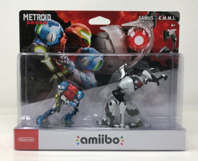 Metroid & E.M.M.I. Amiibos Metroid Dread Nintendo Brand New & Factory Sealed!