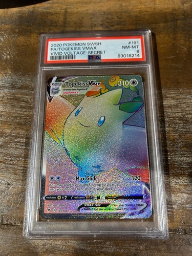 Togekiss VMAX graded PSA 8 for sale on eBay