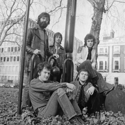 British Rock Group Mcguinness Flint Manchester Square London Old Music Photo