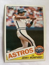 1985 Topps Baseball Card #736 Jerry Mumphrey Houston Astros Nm Free Shipping!