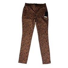 NYDJ The Modern Legging Skinny Everyday Caramel Leopard Print NWT Size Small