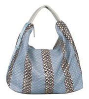 Tom Tailor Leoni Hobo Bag Schultertasche Tasche Light Blue Hellblau Creme Neu