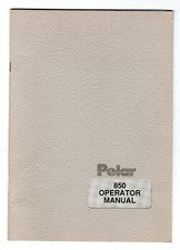 POLAR - 850 -   OPERATOR MANUAL   ( ORIGI…