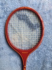 VINTAGE WOOD SQUASH RACQUET SNAUWAERT  "Surrey" RARE 1970s Appears unused