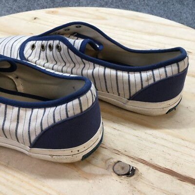 Generic Surplus Shoes Mens 9.5 Casual Sneakers Blue Canvas  display picture 2