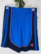 Boy's Adidas AEROREADY  Elastic Waistband Basketball Creator Shorts Blue size L