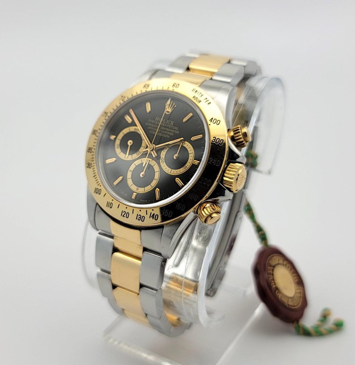 ROLEX DAYTONA ZENITH 16523 S-series OPEN PAPERS INVERTED 