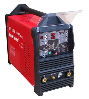 Inverter Schweißer JET TIG II AC/DC 200A WIG/MMA/PULSE/HF/Lift-Arc/VRD/SPOT IGBT