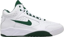 Size 11 - Nike Air Flight Lite Mid White Gorge Green