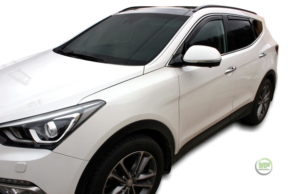 Windabweiser Regenabweiser Heko FüR Hyundai Santa Fe 2012-2018 5-TüRer 4-Tlg-image