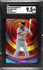 2023 Panini Chronicles #62 Wade Boggs Spectra SGC 9.5 Mint+ Pink Prizm /17