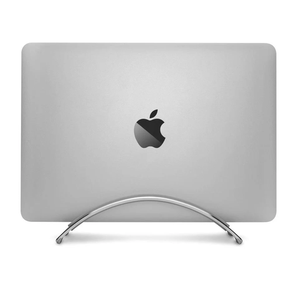 Twelve South BookArc Vertical Desktop Stand For 13" MacBook Laptop Silver 248220 - Image 2 of 4