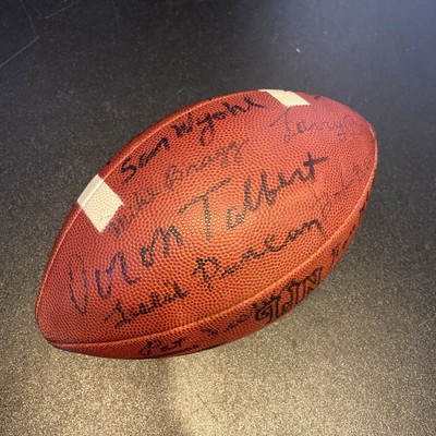 redskins team autographed football