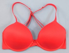 Chantelle Modern Invisible Plunge T-Shirt Bra Red Size 32D