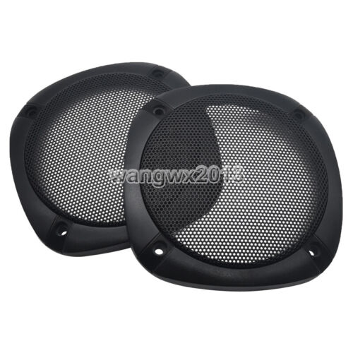 2pcs 4" inch Square Speaker Cover Decorative Circle Metal Mesh Grille 125x125mm - Picture 1 of 6
