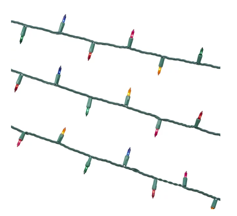 Holiday Time 300Count Multicolor Incandescent Mini Christmas Lights eBay