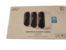 New Arlo Essential XL Outdoor HD Camera (2nd Gen) 3 Pack