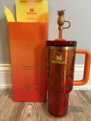 #ad Stanley x KAROL G 40oz Quencher H2.0 FlowState Tumbler Cup New Limited IN HAND $128.95