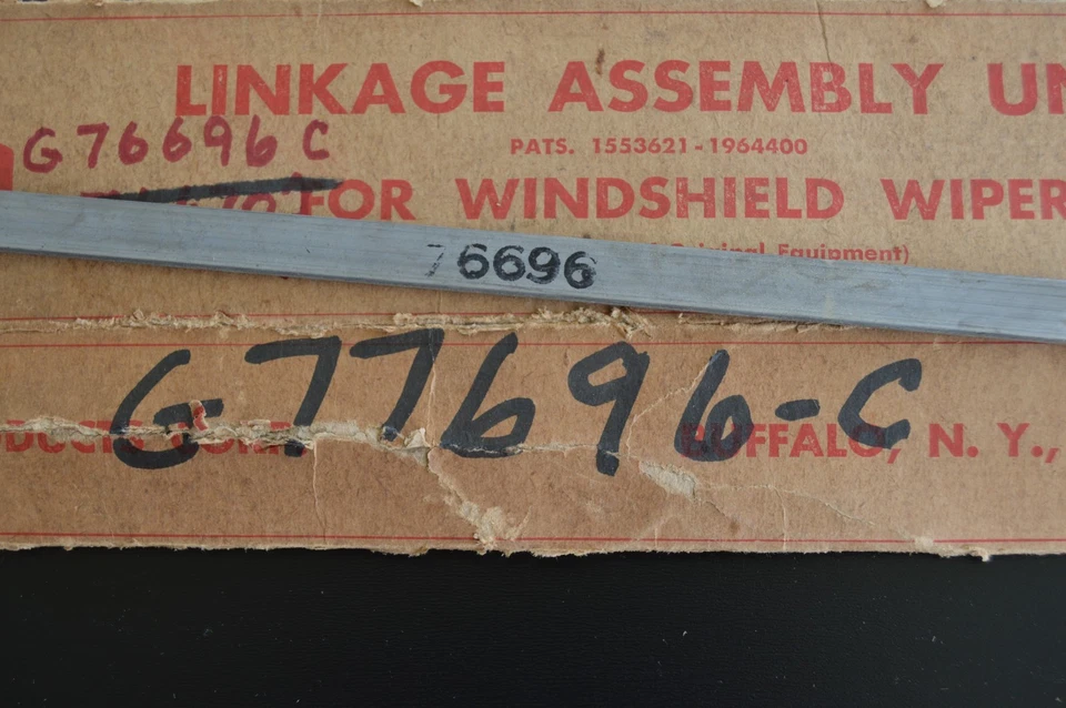 1937 Buick 80 90 Series Only NOS GM Trico Windshield Wiper Linkage Hard to Get! - Image 4 of 4