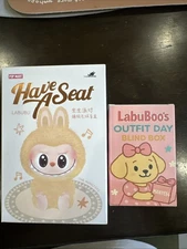 USA Authentic popmart Labubu Monsters Have A Seat SEALED blind box + FREE GIFT