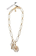 NWT Nordstrom Open Edit Lion Mama Gold Necklace Nordstrom