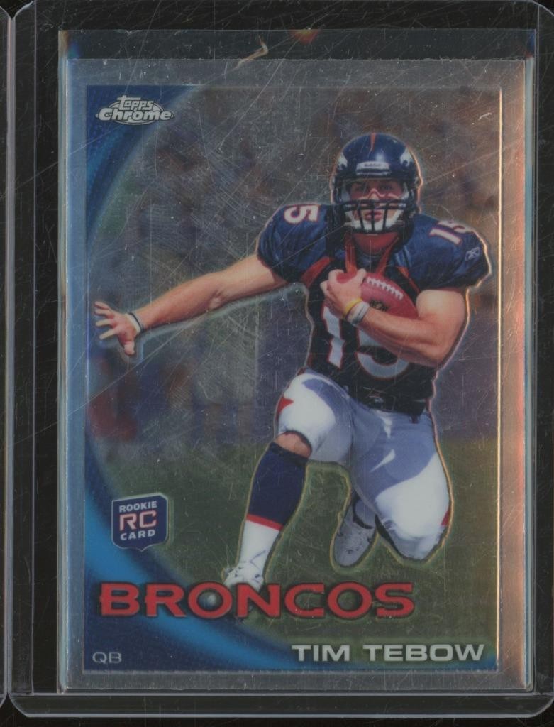 2010 Topps Chrome TIM TEBOW #C100 RC Rookie Denver Broncos JA514