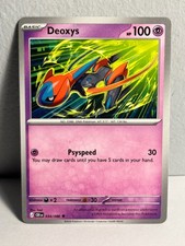 2026 POKEMON DEOXYS CHAOS RISING 034/086 ME04 NM FREE S&H
