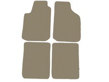 Fußmatten, Autoteppiche für Audi A2 H/B 1999-2005, Dunkelbeige x14 Rand