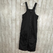 ZeroXposur BLACK Snowpants Bib style Kids L 7 Boys or Girls
