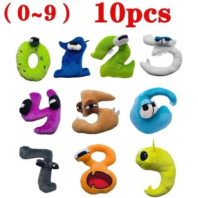 10PCS Number Lore Plush Doll Set 0-9 Stuffed Plush Toys Educational Gift