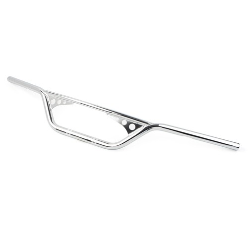 1" Silver Motorcycle Handlebar Drag Z-Bar Fit Harley Bobber Chopper Cafe Racer - Picture 3 of 6