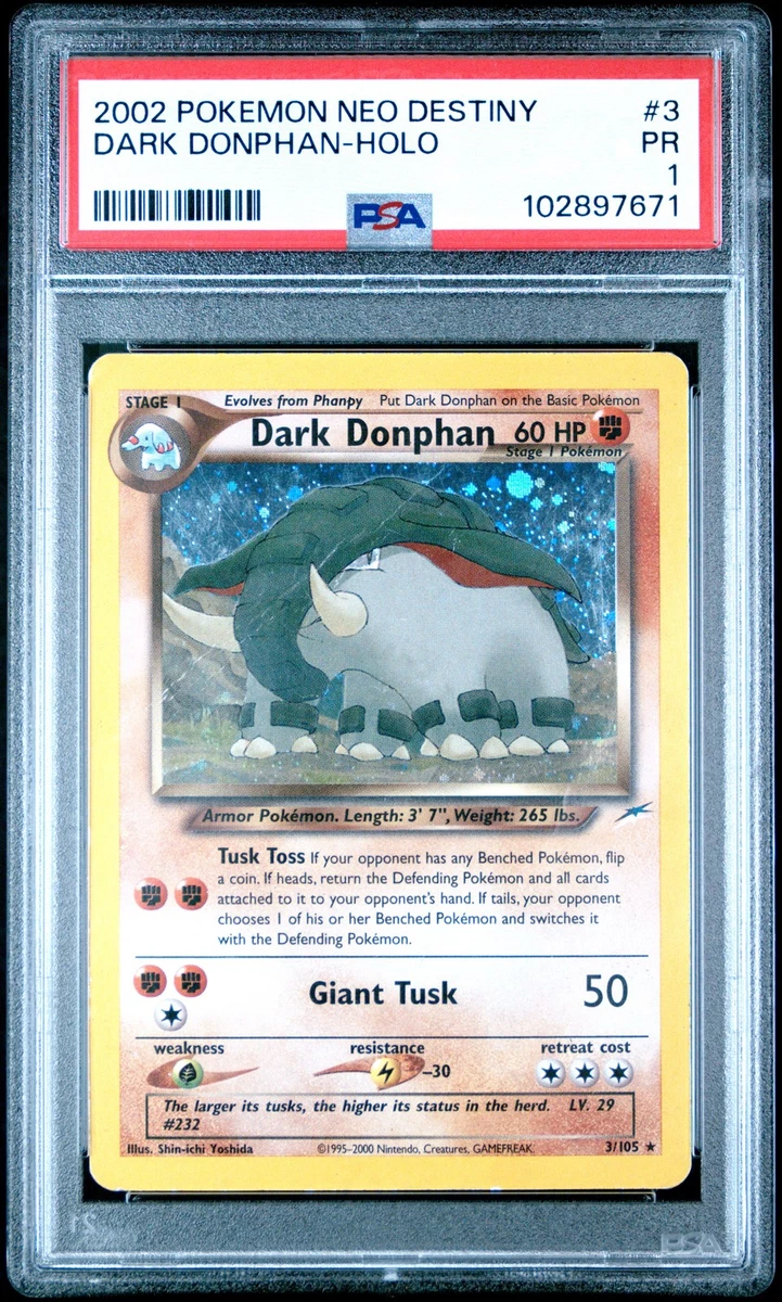 Dark Donphan 3/105 Neo Destiny for sale | eBay