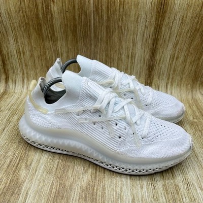 Adidas 4D Fusio Men's Size 10.5 White Primeknit Running Sneakers GZ7885